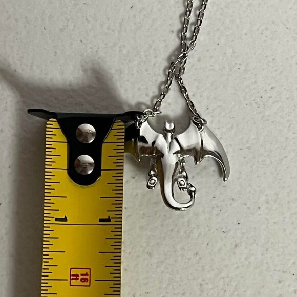 Charizard Pokemon Charm Pendant Necklace Charmander Jewelry Chain - Picture 6 of 7